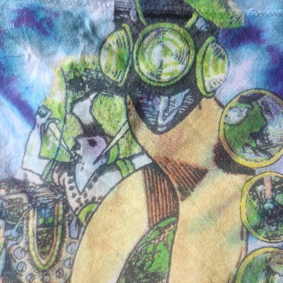 Vintage Allman Brothers Band T-shirt 1995 Tour Size XL Wild Oats All Over Print - Picture 15 of 16